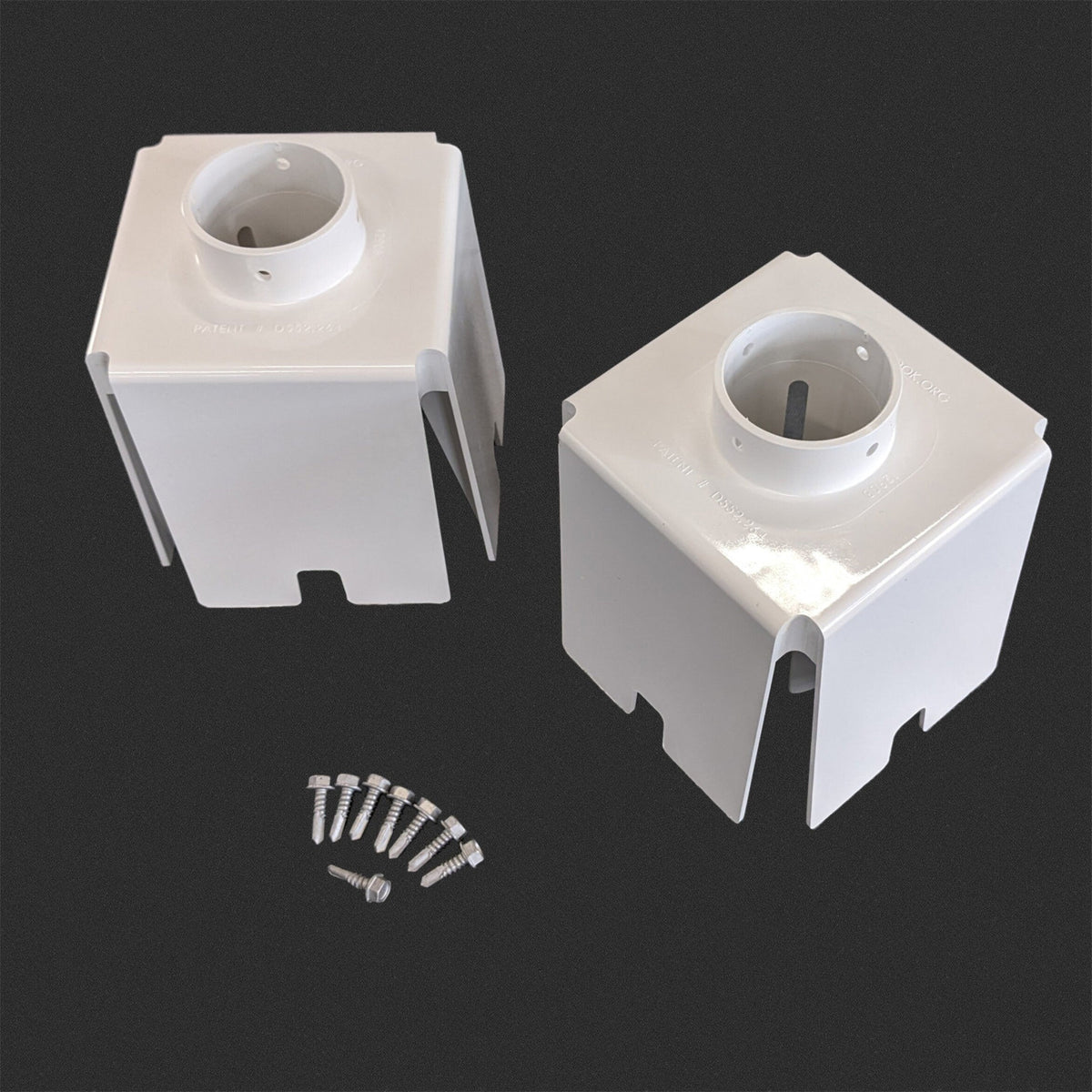 The Rook White PVC For Vinyl Fence 2-Pack