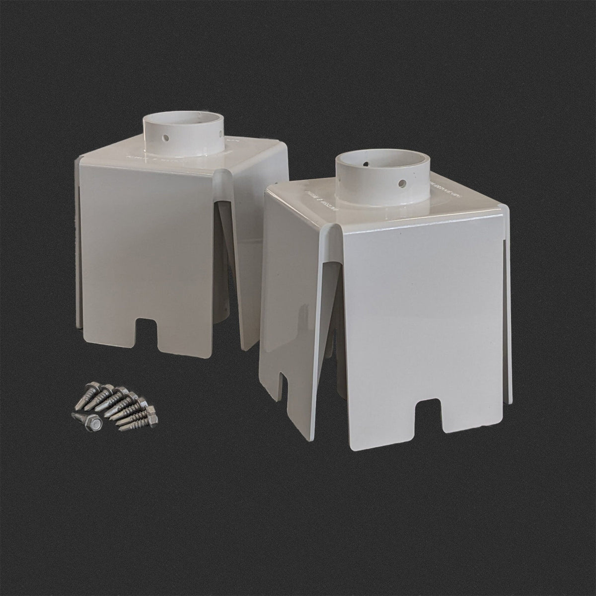 The Rook White PVC For Vinyl Fence 2-Pack
