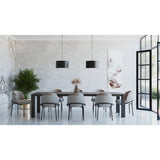 Progress Lighting Markor 3-Light Black Parchment Transitional Drum Medium Hanging Pendant Light