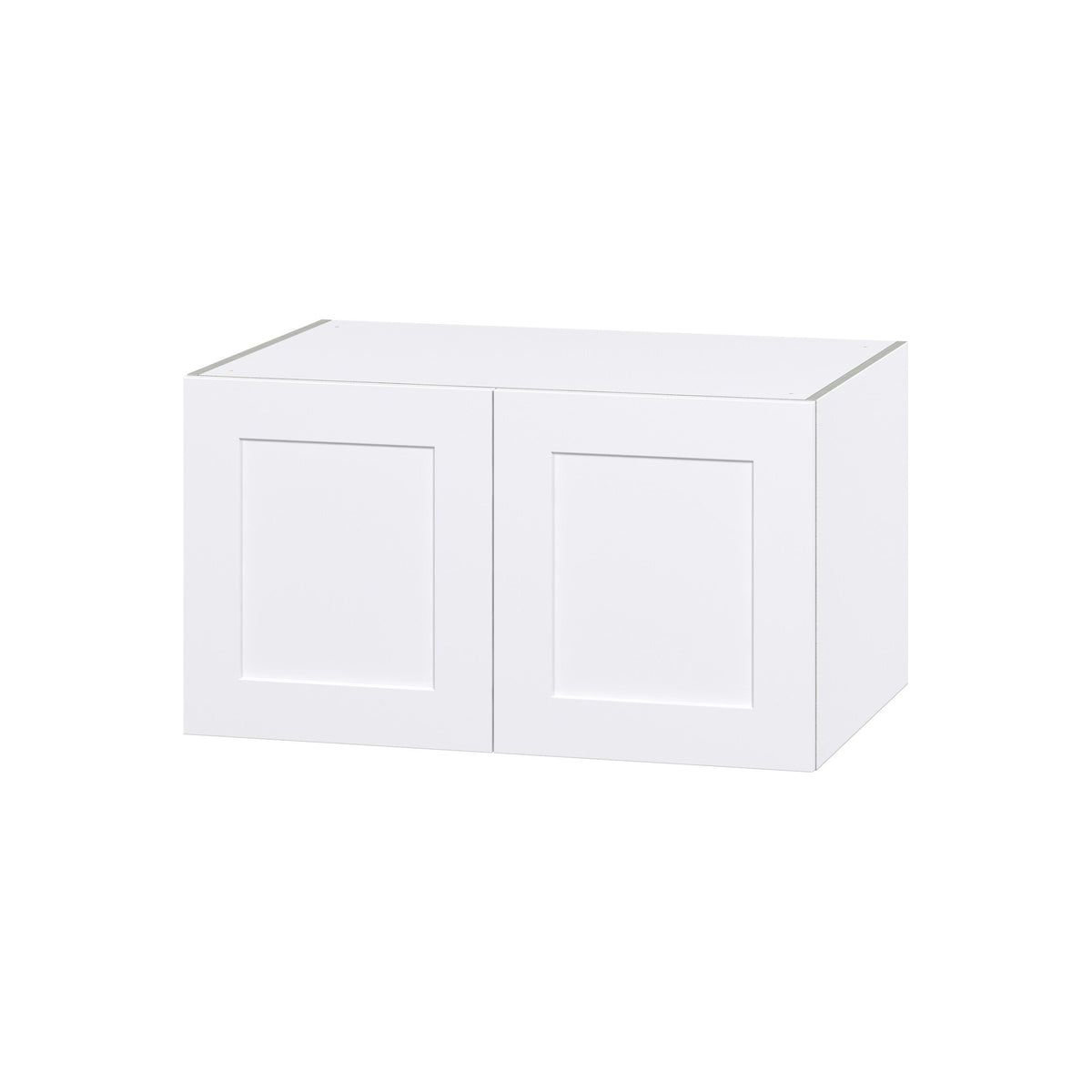 Hugo&Borg Jolie 36-in W x 20-in H x 24-in D Warm White Wall Fully Assembled Cabinet (Flat Panel Shaker Door Style)