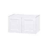 Hugo&Borg Jolie 36-in W x 20-in H x 24-in D Warm White Wall Fully Assembled Cabinet (Flat Panel Shaker Door Style)