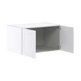 Hugo&Borg Jolie 36-in W x 20-in H x 24-in D Warm White Wall Fully Assembled Cabinet (Flat Panel Shaker Door Style)