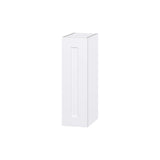 Hugo&Borg Jolie 9-in W x 30-in H x 14-in D Warm White Wall Fully Assembled Cabinet (Flat Panel Shaker Door Style)