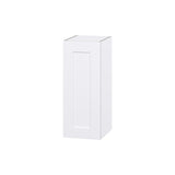 Hugo&Borg Jolie 12-in W x 30-in H x 14-in D Warm White Wall Fully Assembled Cabinet (Flat Panel Shaker Door Style)