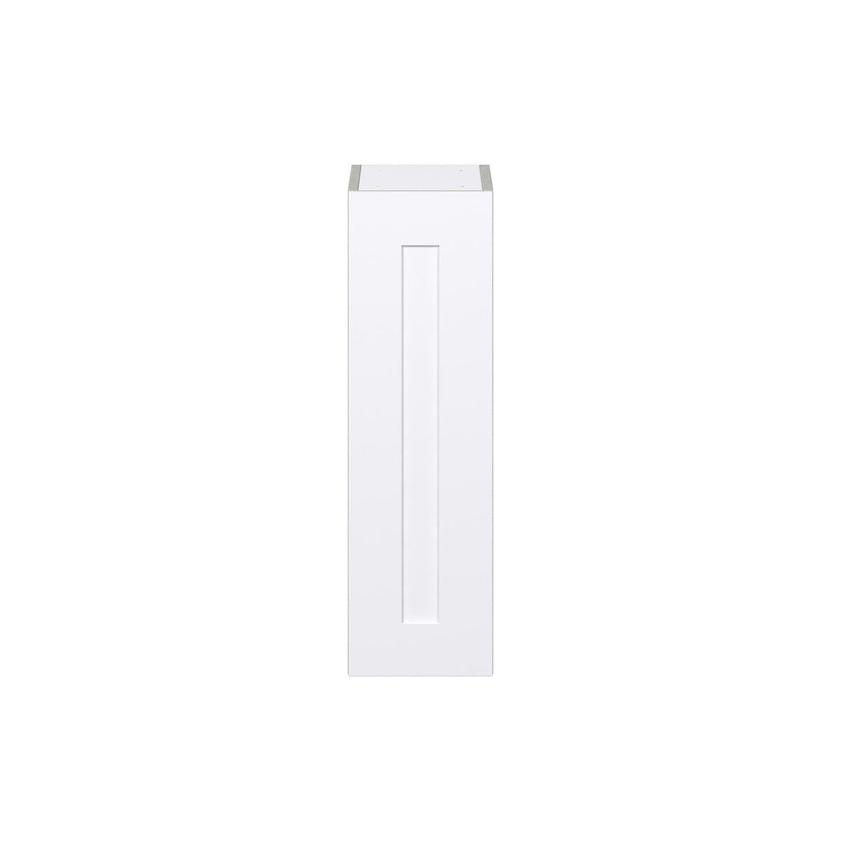 Hugo&Borg Jolie 9-in W x 30-in H x 14-in D Warm White Wall Fully Assembled Cabinet (Flat Panel Shaker Door Style)