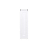 Hugo&Borg Jolie 9-in W x 30-in H x 14-in D Warm White Wall Fully Assembled Cabinet (Flat Panel Shaker Door Style)