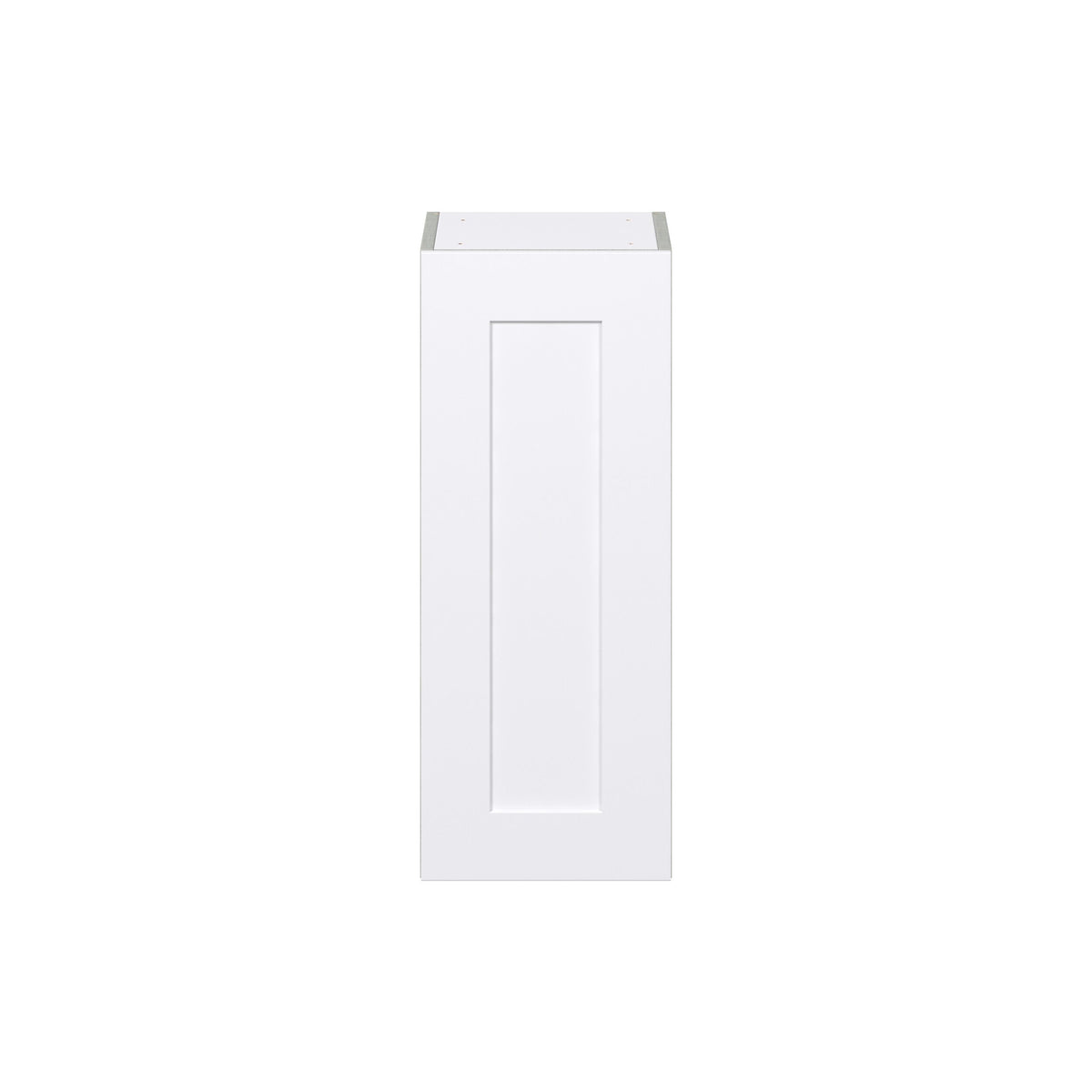 Hugo&Borg Jolie 12-in W x 30-in H x 14-in D Warm White Wall Fully Assembled Cabinet (Flat Panel Shaker Door Style)