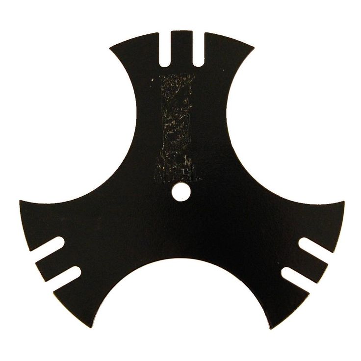 Powercare 9 in x 9 in. Universal Tri-Arc Edger Blade with 1/2 in. Connection