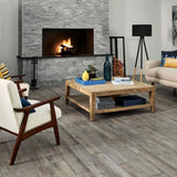 Mohawk ForeverStyle Smoke Wood 6-in x 36-in Matte Porcelain Wood Look Floor Tile