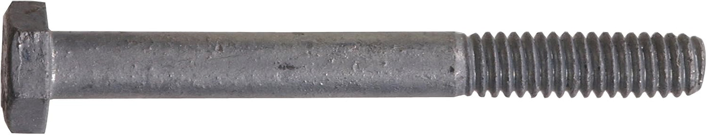 Hillman 1/2 in. Diameter x 2-1/2 in. Length Hot-Dipped Galvanized Steel Hex Bolt, 50-Pack