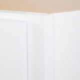 Shaker Assembled 24x30x12 in. Diagonal Corner Wall Kitchen Cabinet in Satin White