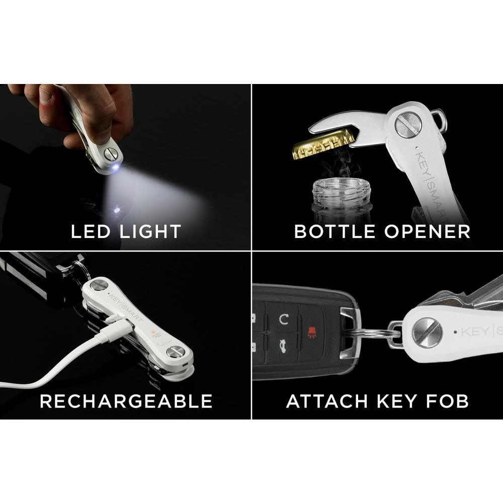 Pro Compact Multiple Key Holder with Tile Smart Location in Slate - Super Arbor