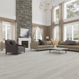 Lucida USA (Sample) Maxcore Antique Oak Gray Wood Look 22-mil Waterproof Interlocking Luxury Vinyl Plank
