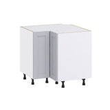 Hugo&Borg Charlesberg 36-in W x 34.5-in H x 36-in D Gray Lazy Susan Corner Base Fully Assembled Cabinet (Flat Panel Shaker Style)