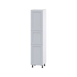 Hugo&Borg Charlesberg 18-in W x 84.5-in H x 24-in D Gray Pantry Fully Assembled Cabinet (Flat Panel Shaker Door Style)
