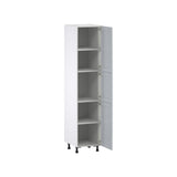 Hugo&Borg Charlesberg 18-in W x 84.5-in H x 24-in D Gray Pantry Fully Assembled Cabinet (Flat Panel Shaker Door Style)