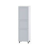 Hugo&Borg Charlesberg 24-in W x 84.5-in H x 24-in D Gray Pantry Fully Assembled Cabinet (Flat Panel Shaker Door Style)
