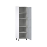 Hugo&Borg Charlesberg 24-in W x 84.5-in H x 24-in D Gray Pantry Fully Assembled Cabinet (Flat Panel Shaker Door Style)