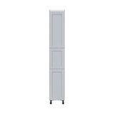 Hugo&Borg Charlesberg 15-in W x 89.5-in H x 24-in D Gray Pantry Fully Assembled Cabinet (Flat Panel Shaker Door Style)