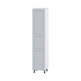 Hugo&Borg Charlesberg 18-in W x 89.5-in H x 24-in D Gray Pantry Fully Assembled Cabinet (Flat Panel Shaker Door Style)