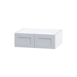 Hugo&Borg Charlesberg 30-in W x 10-in H x 24-in D Gray Wall Fully Assembled Cabinet (Flat Panel Shaker Door Style)