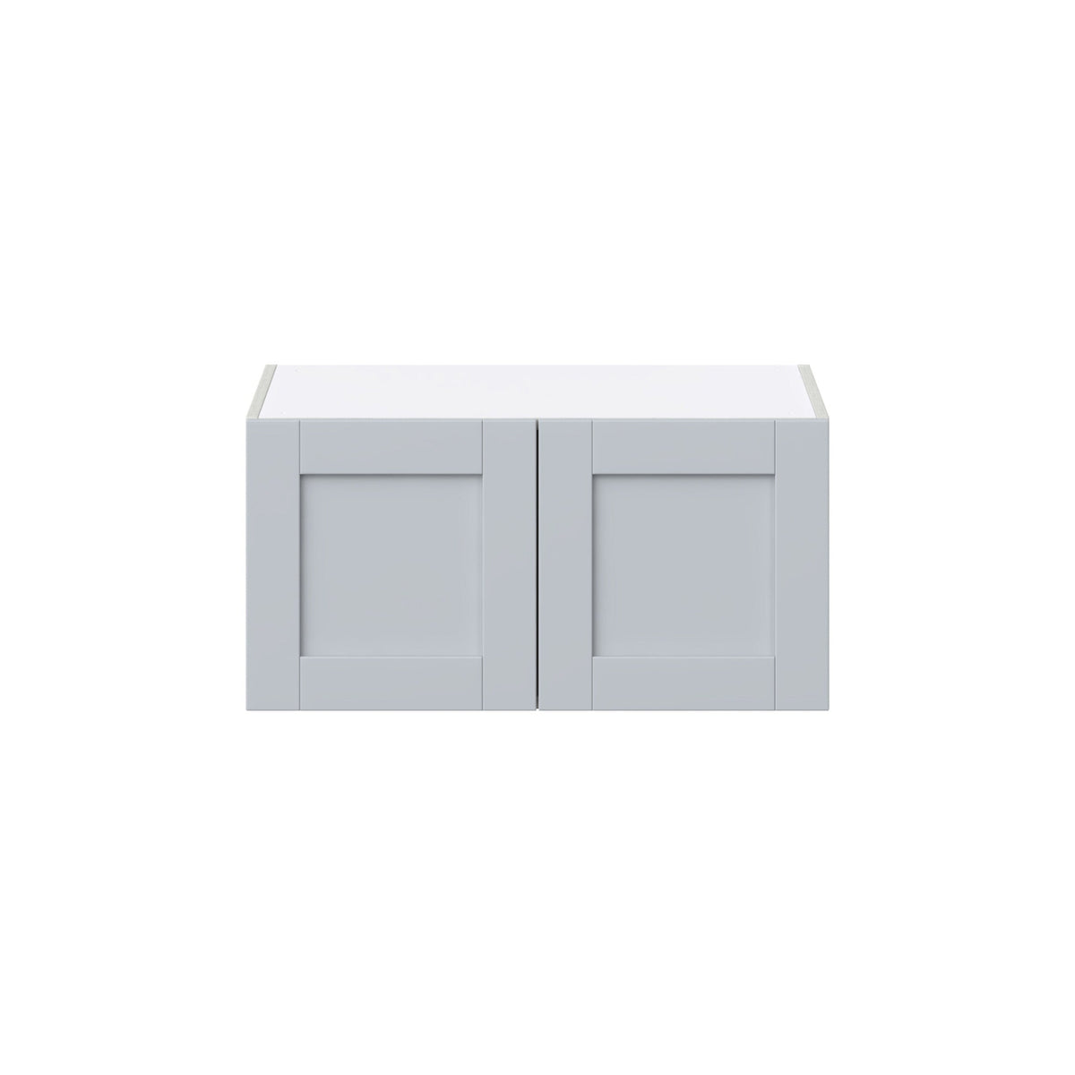 Hugo&Borg Charlesberg 30-in W x 15-in H x 24-in D Gray Wall Fully Assembled Cabinet (Flat Panel Shaker Door Style)