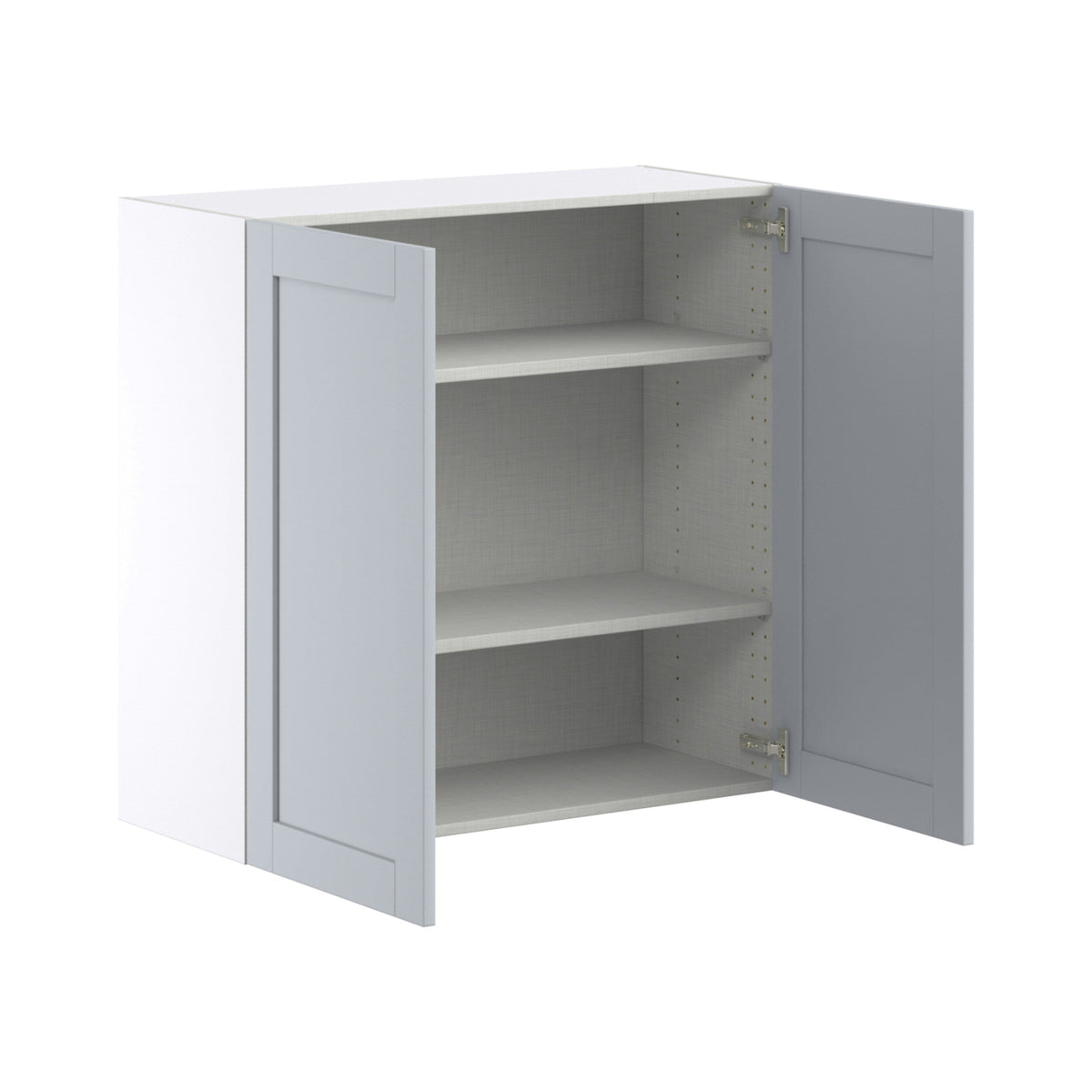 Hugo&Borg Charlesberg 36-in W x 35-in H x 14-in D Gray Wall Fully Assembled Cabinet (Flat Panel Shaker Door Style)