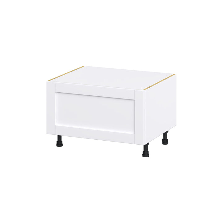 Hugo&Borg Rosemont 30-in W x 19.5-in H x 24-in D Glacier White 1-Drawer Base Fully Assembled Cabinet