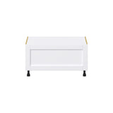 Hugo&Borg Rosemont 36-in W x 19.5-in H x 24-in D Glacier White 1-Drawer Base Fully Assembled Cabinet