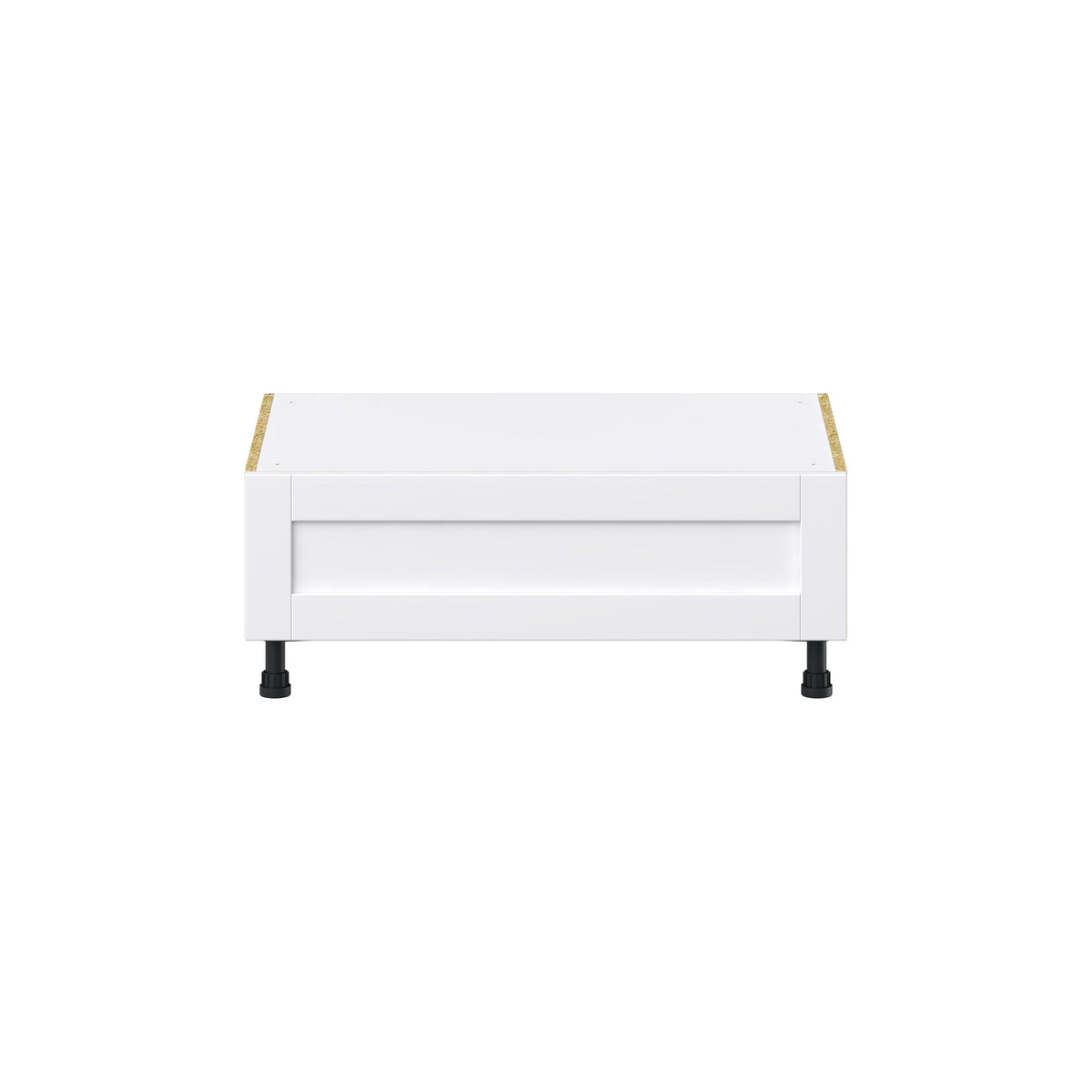 Hugo&Borg Rosemont 36-in W x 14.5-in H x 24-in D Glacier White 1-Drawer Base Fully Assembled Cabinet