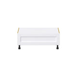 Hugo&Borg Rosemont 36-in W x 14.5-in H x 24-in D Glacier White 1-Drawer Base Fully Assembled Cabinet