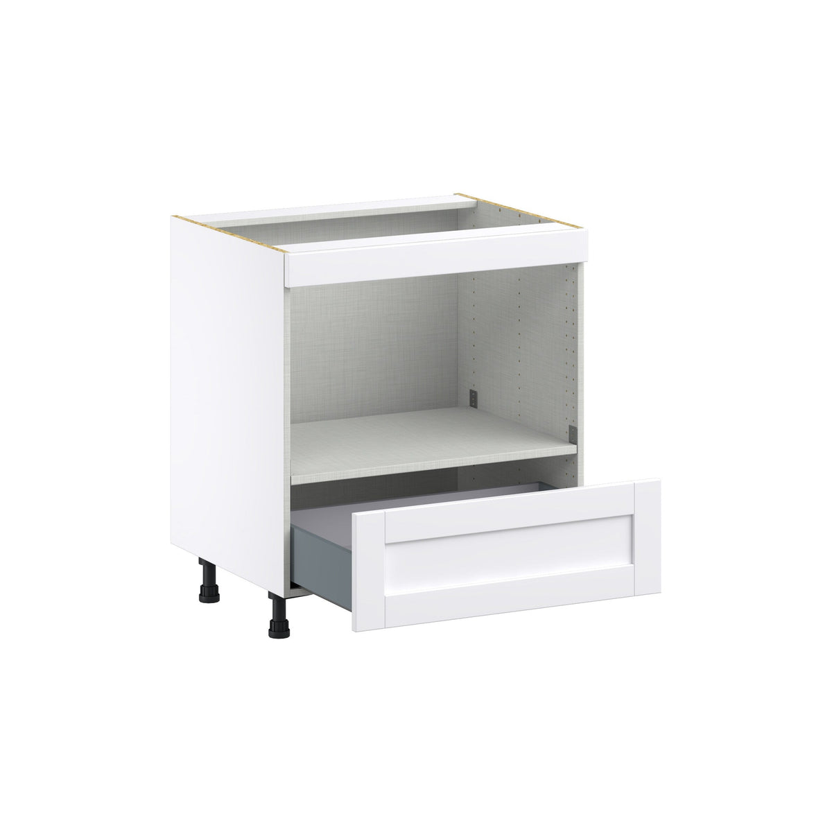 Hugo&Borg Rosemont 30-in W x 34.5-in H x 24-in D Glacier White 1-Drawer Base Fully Assembled Cabinet