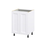 Hugo&Borg Rosemont 24-in W x 34.5-in H x 24-in D Glacier White Base Fully Assembled Cabinet (Flat Panel Shaker Door Style)