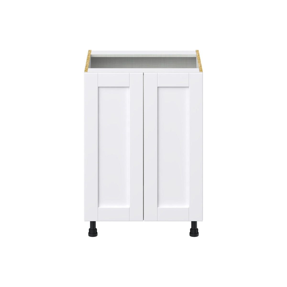 Hugo&Borg Rosemont 24-in W x 34.5-in H x 24-in D Glacier White Base Fully Assembled Cabinet (Flat Panel Shaker Door Style)