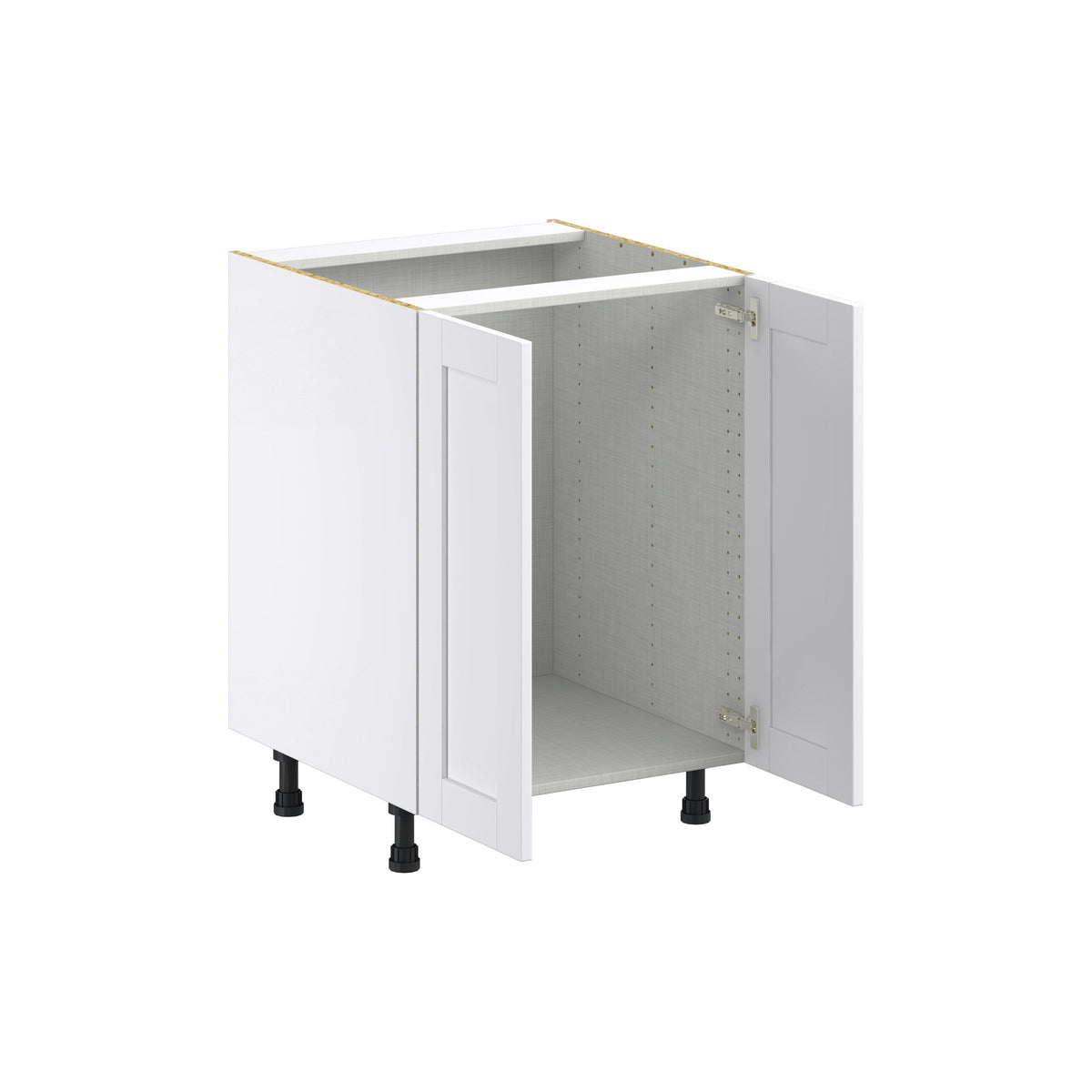 Hugo&Borg Rosemont 24-in W x 34.5-in H x 24-in D Glacier White Base Fully Assembled Cabinet (Flat Panel Shaker Door Style)