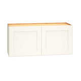 Diamond Express Jamestown 33-in W x 15-in H x 12-in D White Wall Fully Assembled Plywood Cabinet (Recessed Panel Shaker Door Style)