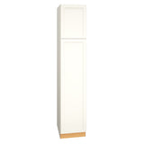 Diamond Express Jamestown 18-in W x 96-in H x 24-in D White Pantry Fully Assembled Plywood Cabinet (Recessed Panel Shaker Door Style)