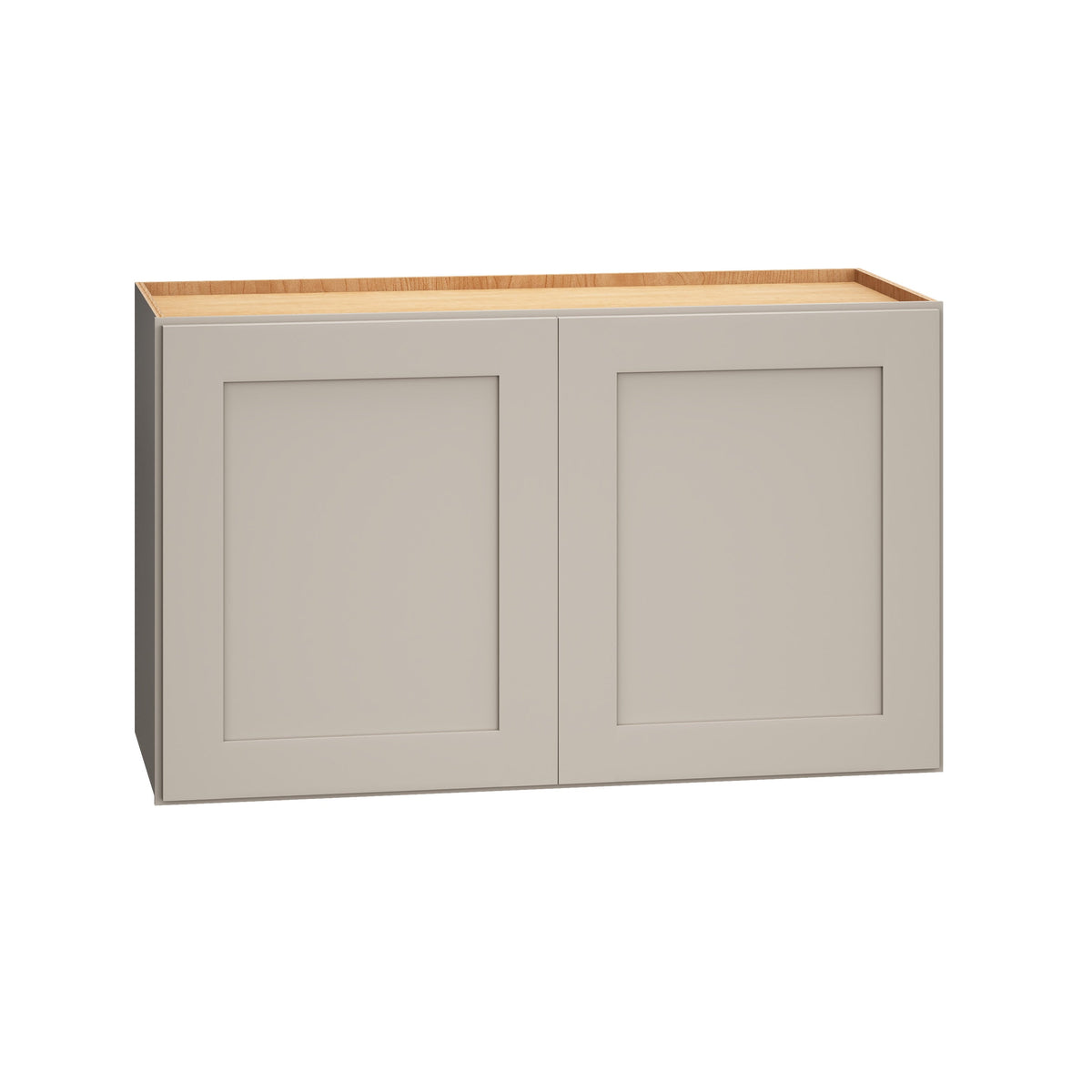 Diamond Express Jamestown 30-in W x 18-in H x 12-in D Cloud Gray Wall Fully Assembled Plywood Cabinet (Recessed Panel Shaker Door Style)