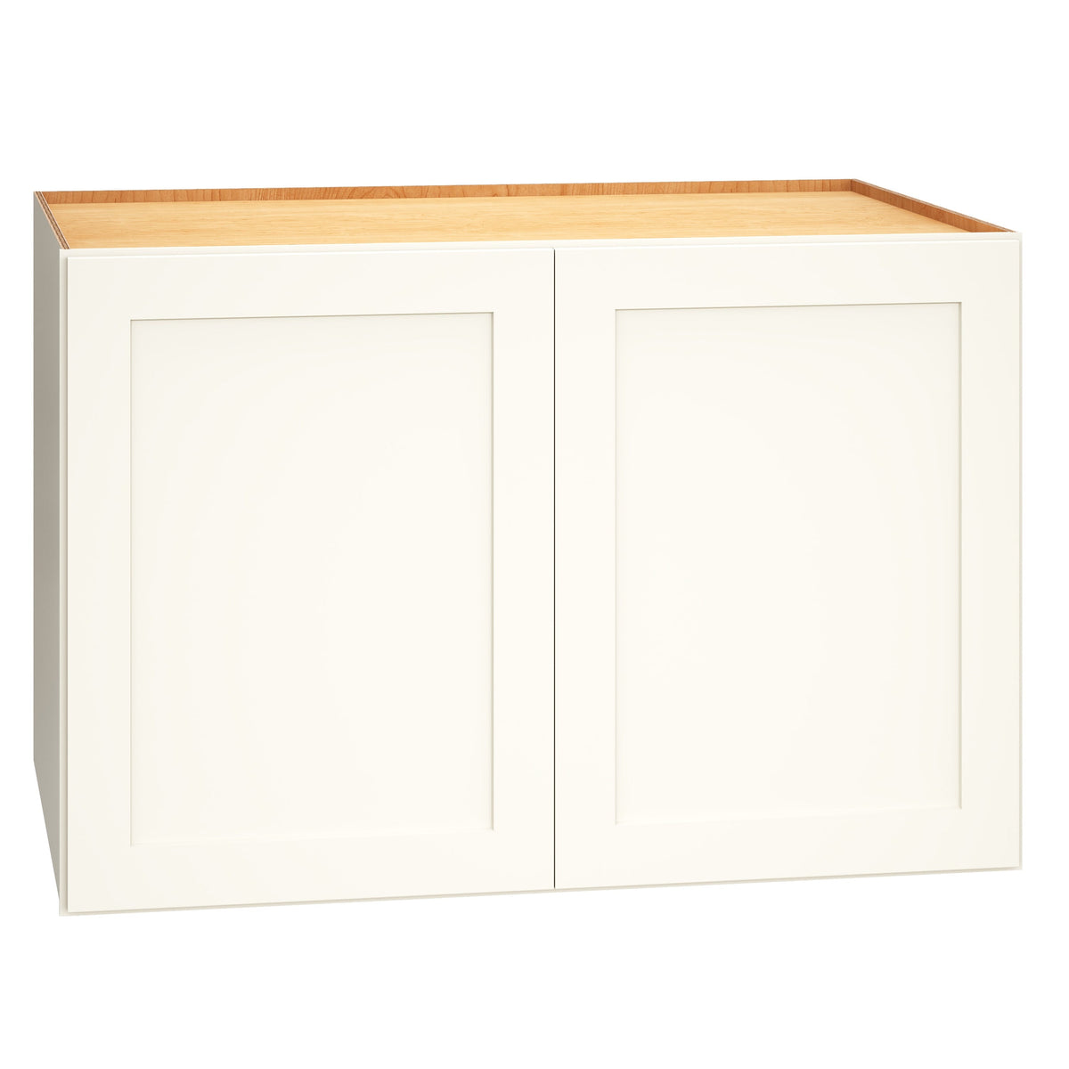 Diamond Express Jamestown 36-in W x 24-in H x 24-in D White Wall Fully Assembled Plywood Cabinet (Recessed Panel Shaker Door Style)