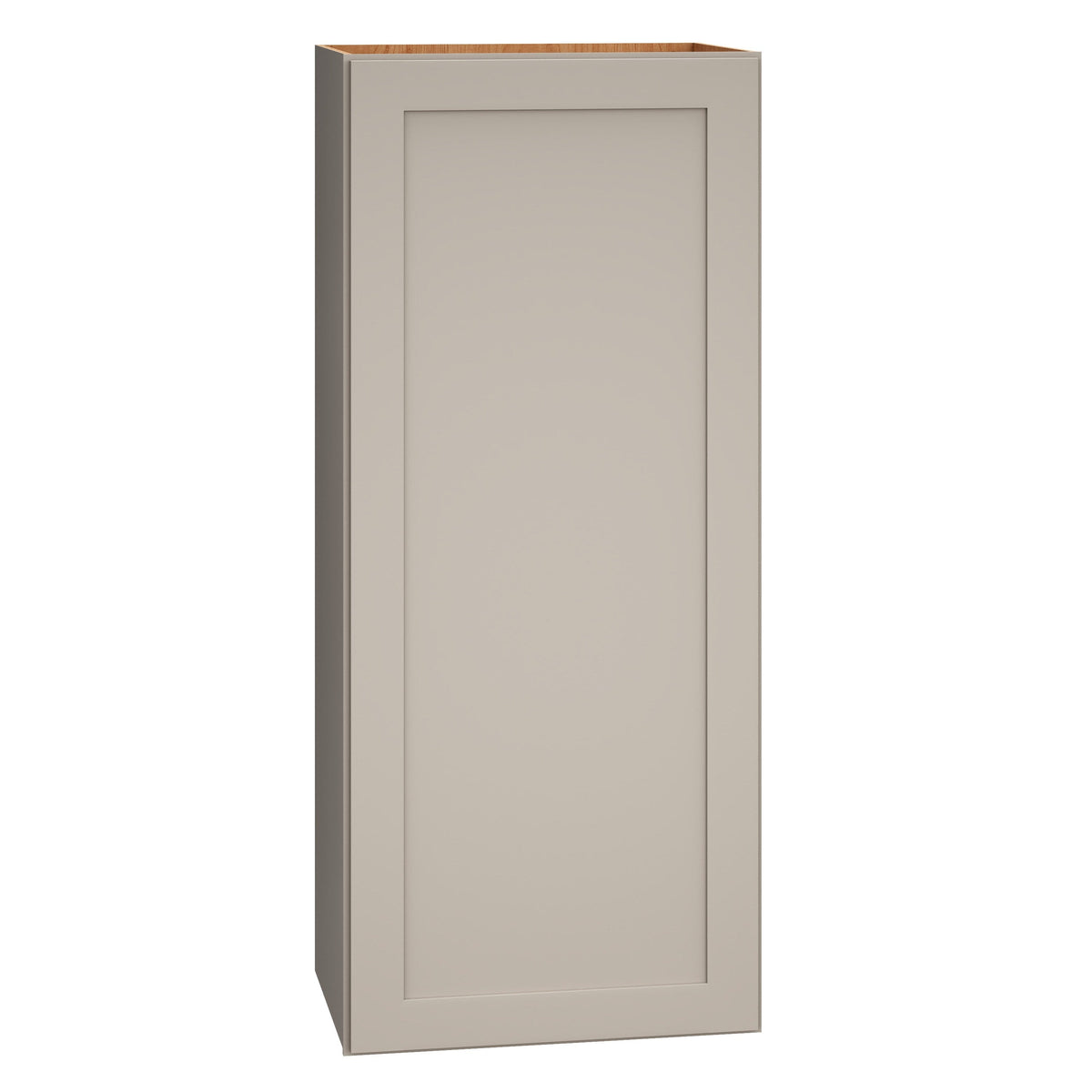 Diamond Express Jamestown 18-in W x 42-in H x 12-in D Cloud Gray Wall Fully Assembled Plywood Cabinet (Recessed Panel Shaker Door Style)