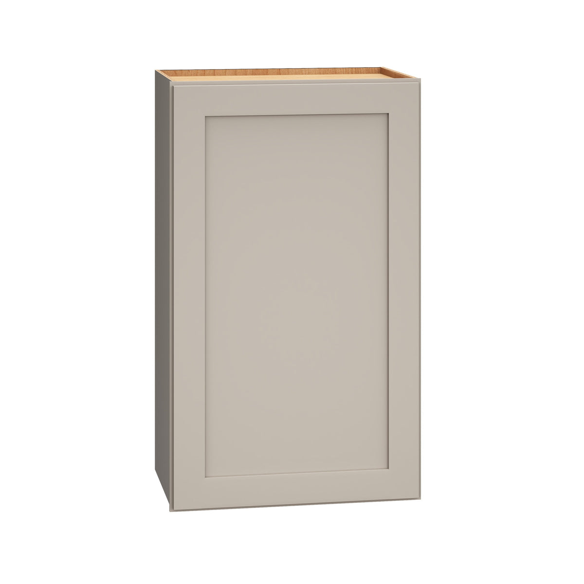 Diamond Express Jamestown 18-in W x 30-in H x 12-in D Cloud Gray Wall Fully Assembled Plywood Cabinet (Recessed Panel Shaker Door Style)