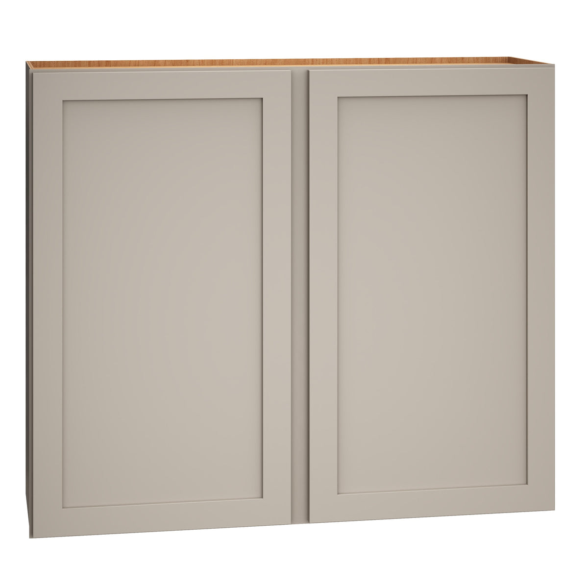 Diamond Express Jamestown 42-in W x 36-in H x 12-in D Cloud Gray Wall Fully Assembled Plywood Cabinet (Recessed Panel Shaker Door Style)