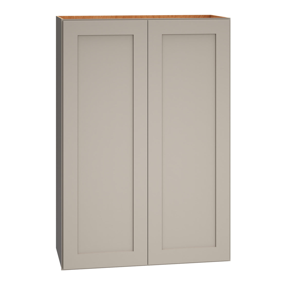 Diamond Express Jamestown 27-in W x 39-in H x 12-in D Cloud Gray Wall Fully Assembled Plywood Cabinet (Recessed Panel Shaker Door Style)