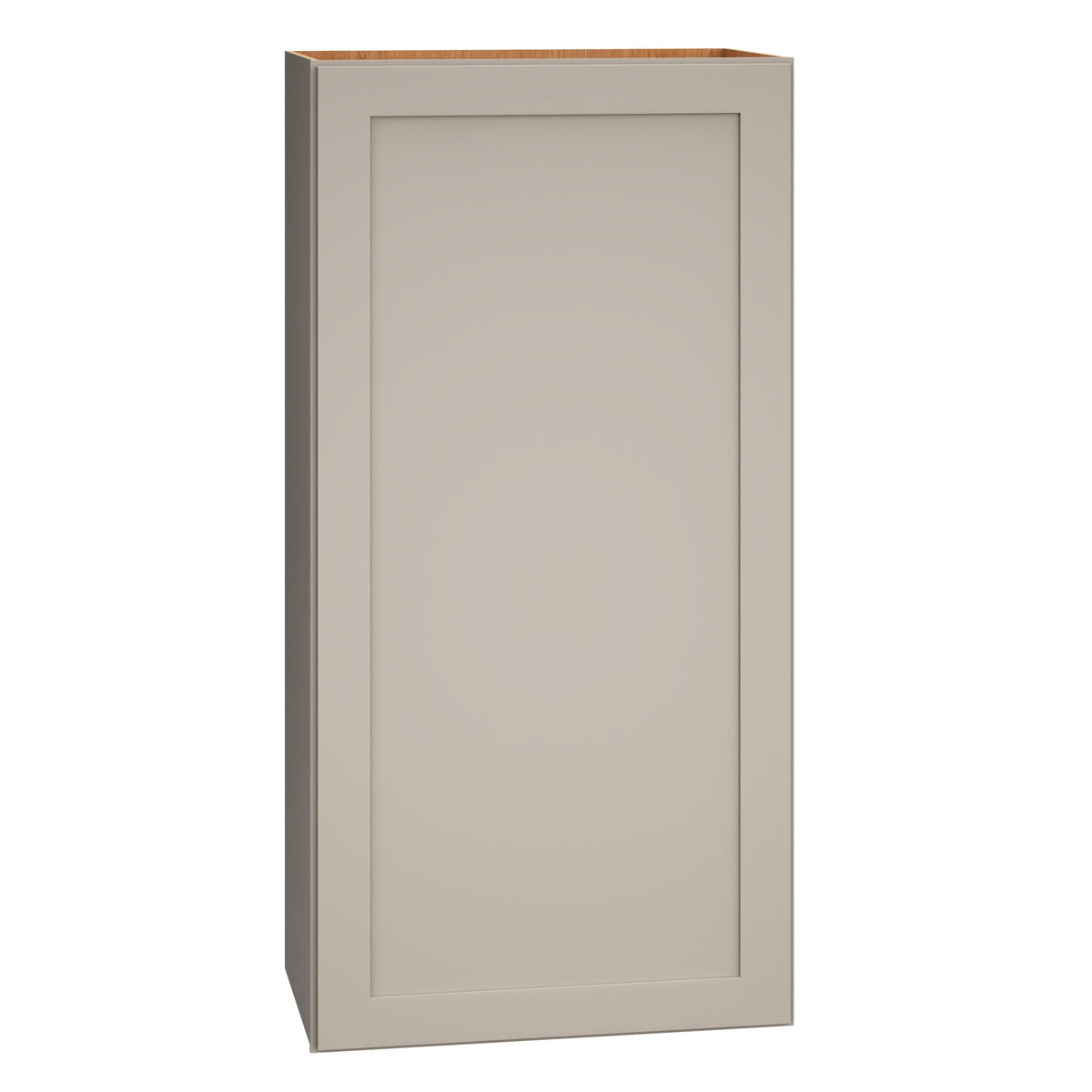 Diamond Express Jamestown 21-in W x 42-in H x 12-in D Cloud Gray Wall Fully Assembled Plywood Cabinet (Recessed Panel Shaker Door Style)