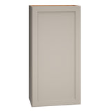 Diamond Express Jamestown 21-in W x 42-in H x 12-in D Cloud Gray Wall Fully Assembled Plywood Cabinet (Recessed Panel Shaker Door Style)