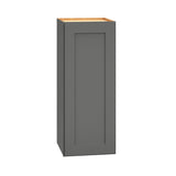 Diamond Express Jamestown 12-in W x 30-in H x 12-in D Moonstone Gray Wall Fully Assembled Plywood Cabinet (Recessed Panel Square Door Style)