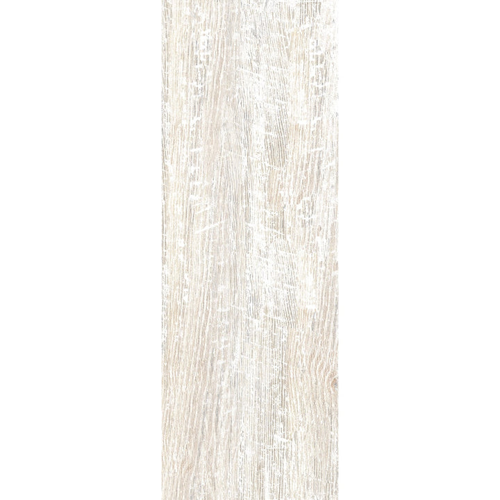 Style Selections Madera Yeso Light Grey 8-in x 24-in Matte Ceramic Wood look Floor and Wall Tile product image