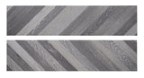 Lucida USA (Sample) BaseCore Grey Chevron Gray Wood Look 12-mil Water Resistant Peel and Stick Vinyl Tile