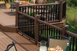 TimberTech RadianceRail Express 8-ft x 36-in Kona Composite Deck Rail Kit