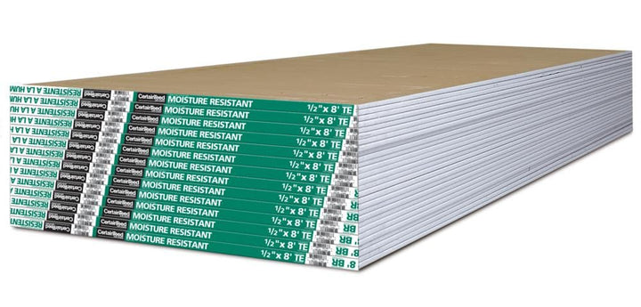 CertainTeed 1/2-in x 4-ft x 8-ft M2Tech Mold Resistant Moisture Resistant Regular Drywall Panel